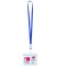 Ecuson orizontal cu snur, dimensiune 11x7 cm