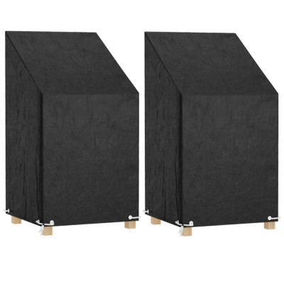 Gossi huse scaun gradina 2 buc, 8 ocheti 65x65x80/120 cm polietilena foto