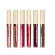 Set rujuri de buze, Handaiyan, Rose Matte Liquid Lipstick, 6 , A