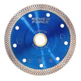 Disc diamantat profesional pentru portelan, gresie, ceramica si piatra, 125 mm, taiere uscata, albastru
