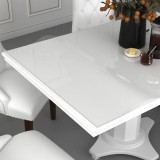 Folie Protectie Masa Transparenta PVC 140x90 cm, 2mm vidaXL - Protectie Mobilier, Impermeabila, Rezistenta Zgarieturi