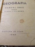 G. Geografie manual IX 1949