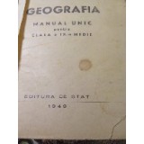 G. Geografie manual IX 1949