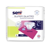 Scutece pentru adulti Super Quatro Large, 10 bucati, Seni