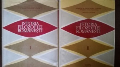 Istoria filozofiei romanesti 2 volume foto