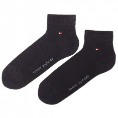 ?osete Tommy Hilfiger Quarter 2PPK Socks 342025001-322 negru foto