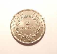 COSTA RICA 2 COLONES 1978 UNC foto