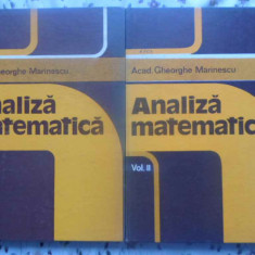 ANALIZA MATEMATICA VOL.1-2-GH. MARINESCU