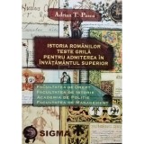 Adrian T. Pascu - Istoria romanilor - Teste grila (Editia: 1996)