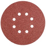 Hartie abraziva Velcro Graphite 150 mm K40, 8 gauri, set 5 buc