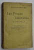LES PROCES LITTERAIRES AU XIX e SIECLE par ALEXANDRE ZEVAES , 1924 , PREZINTA SUBLINIERI SI URME DE UZURA