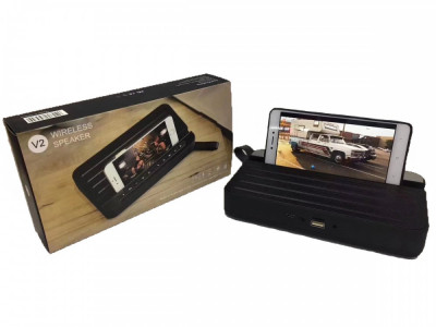 Boxa Portabila MRG L-V2, Bluetooth, Difuzoare 5W, Negru C247 foto