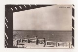 RF126 - Carte Postala - Eforie, Pe faleza, circulata 1960