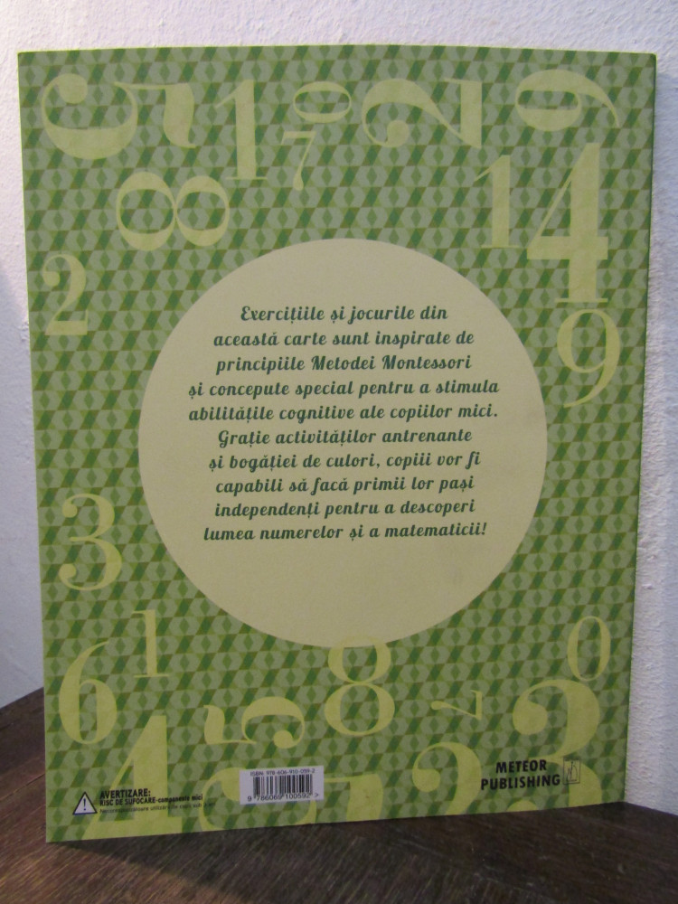 Montessori: Prima mea carte despre numere | Okazii.ro