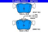 ATE 13.0460-7333.2 set placute frana,frana disc