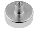 Magnet Fix Ferită Metal Greu 10mm 125N 40mm