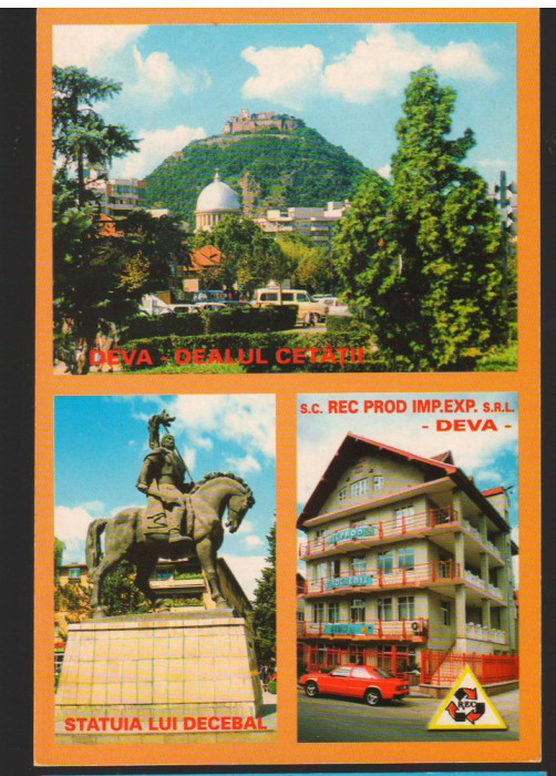 CPI B13372 CARTE POSTALA - DEVA. DEALUL CETATII