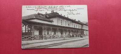 Hunedoara Petrosani Gara Railway Station Bahnhof Palyaudvar foto