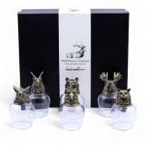 Set 6 pahare mari creaturi mistice bronz antichizat - Padure