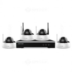 Kit de supraveghere Hikvision 4 Camere Dome+1 NVR+1 HDD Wifi 4mp foto