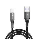 Cablu Vision Touch, USB-A la USB Type-C, 60W, 2m, Negru