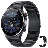 Cumpara ieftin Ceas SmartWatch JustZEN QW33 HD Touch Display 1.28" Apelare Bluetooth Buton Rotativ Notificari Monitorizare Ritm Cardiac si EKG MultiSport Autonomie 5