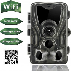 Camera de vanatoare WIFI, TSS-801B-W, Foto 24MP, cu Ecran 2.4'', 5MP 1080P