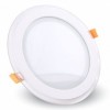 CORP ILUMINAT LED ROTUND INCORPORABIL 6W 6400K ALB RECE, STICLA, V-TAC