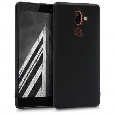 Husa TPU Silicon pentru Nokia 7 Plus Negru foto