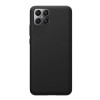Husa compatibila cu honor x8 matte efect, camera ultra safe, htpmag, negru