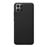 Husa compatibila cu honor x8 matte efect, camera ultra safe, htpmag, negru