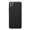 Husa compatibila cu honor x8 matte efect, camera ultra safe, htpmag, negru