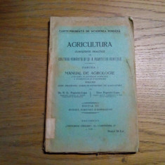 AGRICULTURA - p. I - Manual de AGROLOGIE - N. O. Popovici-Lupa - 1928, 242 p