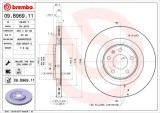 BREMBO 09.B969.11 PRIME LINE - UV Coated Disc frana
