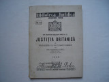 Justitia britanica - Sir Maurice Sheldon Amos K.C. (1945), Alta editura