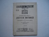 Justitia britanica - Sir Maurice Sheldon Amos K.C. (1945)