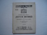 Justitia britanica - Sir Maurice Sheldon Amos K.C. (1945), Alta editura