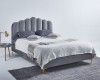 Pat Cloud 160x200 cm Tapitat Catifea Gri Somiera Inclusa (cod ML 2006-04)