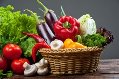Tablou canvas Food10 - legume si fructe, 90 x 60 cm foto