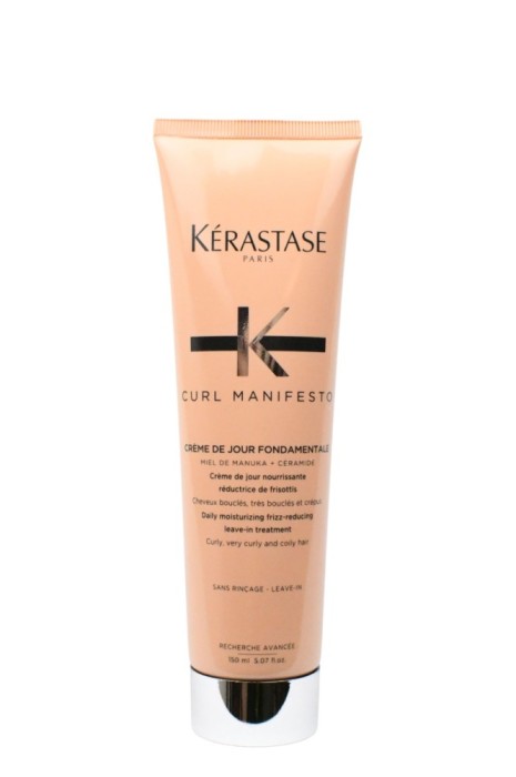 Tratament leave-in pentru par cret, Kerastase Curl Manifesto, Creme de Jour Fondamentale, 150 ml