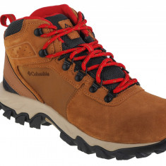 Pantofi de trekking Columbia Newton Ridge Plus II Suede WP 1746411286 maro