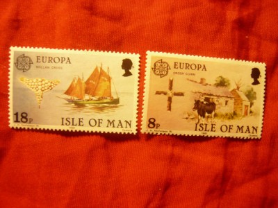 Serie Insula Man 1981 - Europa - Folclor , 2 valori foto