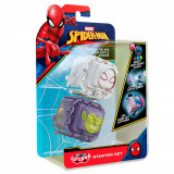 Cumpara ieftin Set 2 figurine de lupta Battle Cubes Spiderman, Gwen vs Green Goblin