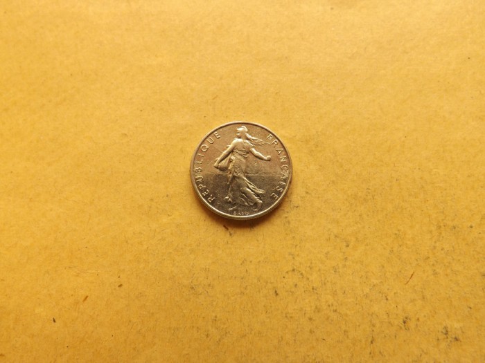 Franta 1/2 Franc 1986