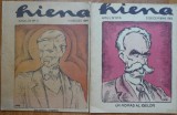 Cumpara ieftin Revista Hiena, nr. 1 - 4, 1923, nr, 5, 1924, 5 numere