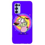Husa compatibila cu Oppo A72 4G model Courage the Cowardly Dog, Silicon, TPU, Viceversa, Transparent, Carcasa