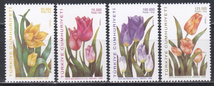 Turcia 1998 - Festivalul Internațional de Lalele, Bursa, MNH