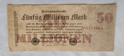 Germania - 50 millionen Mark (1923) V53 foto