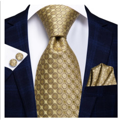 Set cravata + batista + butoni - matase 100% - model 5
