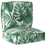 vidaXL Set de perne pentru palet Floral 2 pcs Model Frunză Verde 3329047